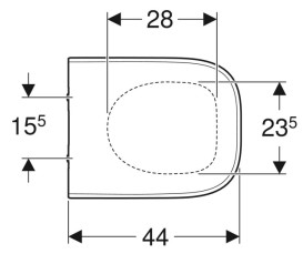 Сиденье с крышкой для унитаза Geberit Modo Soft-Close дюропласт белый глянцевый 502.828.00.1