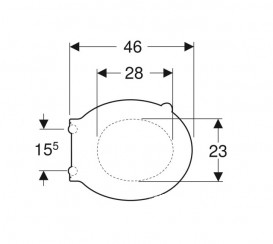Сидіння з кришкою для унітазу Geberit Selnova Comfort дюропласт білий 500.133.00.1