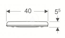 Сиденье с крышкой для унитаза Geberit Selnova Comfort Square дюропласт белый 500.793.01.1