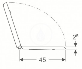 Сиденье с крышкой для унитаза Geberit Selnova Comfort Square дюропласт белый 500.793.01.1