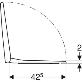 Сиденье с крышкой для унитаза Geberit Selnova Compact Soft-Close дюропласт белый 501.930.01.1