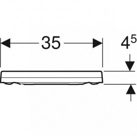 Сиденье с крышкой для унитаза Geberit Xeno² Soft-Close дюропласт белый 500.833.01.1