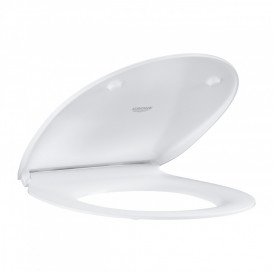 Сиденье с крышкой для унитаза Grohe Bau Ceramic Soft-Close дюропласт альпийский белый 39923000