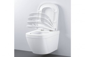 Сидіння з кришкою для унітазу Grohe Euro з мікроліфтом дюропласт білий 39330001