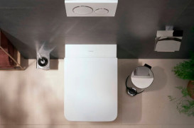 Сиденье с крышкой для унитаза Hansgrohe EluPura Original Q Soft-Close QuickRelease пластик белый 60150450