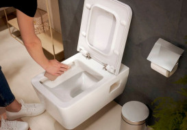 Сидіння з кришкою для унітазу Hansgrohe EluPura Original Q білий 60149450