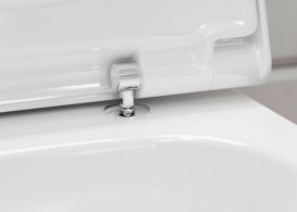 Сидіння із кришкою для унітазу Hansgrohe EluPura Q дюропласт білий 60198450