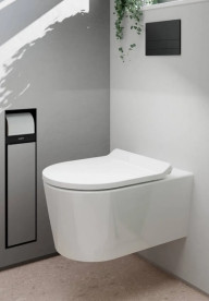 Сиденье с крышкой для унитаза Hansgrohe EluPura S Soft-Close дюропласт белый 60200450