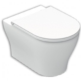 Сидіння з кришкою для унітазу Hatria Beat з мікроліфтом білий Y2A301