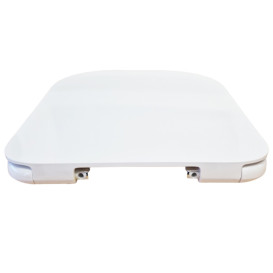 Сиденье с крышкой для унитаза Hatria Erika Pro Q с функцией быстрого снятия и плавного закрывания белый 01Y1FU01