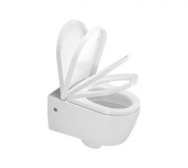 Сиденье с крышкой для унитаза Hatria Fusion с микролифтом белый Y1V1