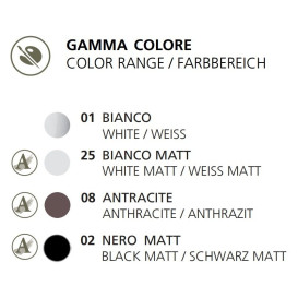 Сиденье с крышкой для унитаза Hatria Next с функцией быстрого снятия и плавного закрывания белый матовый 01Y1F325