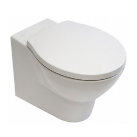 Сиденье с крышкой для унитаза Hatria Nido с функцией быстрого снятия и плавного закрывания белый 01YXWW01