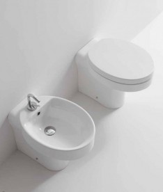 Сиденье с крышкой для унитаза Kerasan Cento Soft-Close овальное белый 358801