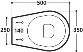 Сидіння з кришкою для унітазу Kerasan K09 швидкознімне Soft-Close напівкругле білий 367401