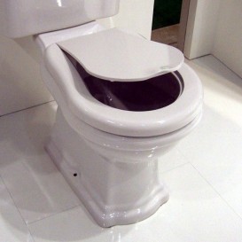 Сиденье с крышкой для унитаза Kerasan Retro с микролифтом белый 108401