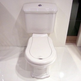 Сиденье с крышкой для унитаза Kerasan Retro с микролифтом белый 108401