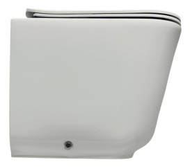 Сидіння з кришкою для унітазу Kerasan Tribeca Slim білий 519201