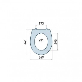 Сиденье с крышкой для унитаза Koller Pool Grace Р C5 Soft Close дюропласт белый KPGRPC5