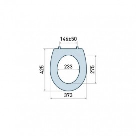 Сиденье с крышкой для унитаза Koller Pool Trend C9 Soft Close дюропласт белый KPTRC9