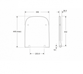 Сидіння з кришкою для унітазу Kolo Modo антибактеріальну дюропласт L30111000