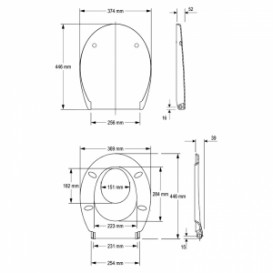 СИДЕНЬЕ С КРЫШКОЙ ДЛЯ УНИТАЗА KOLO REKORD Duroplast ДЕТСКОЕ K90118000