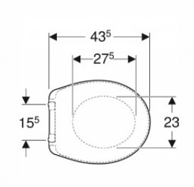 Сидіння з кришкою для унітазу Kolo Rekord термопласт білий K90125000