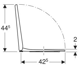 Сиденье с крышкой для унитаза Kolo Rekord термопласт белый глянцевый K90123000
