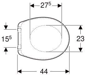 Сиденье с крышкой для унитаза Kolo Rekord термопласт белый глянцевый K90123000