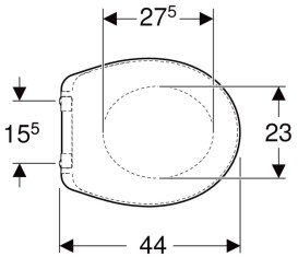 Сидіння з кришкою для унітазу Kolo Rekord термопласт білий глянсовий K90124000