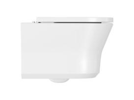 Сидіння з кришкою для унітазу Ravak Ypsilon W Soft-Close дюропласт білий X03090