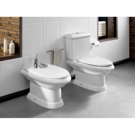 Сиденье с крышкой для унитаза Roca America Soft Close Supralit белый A801492004