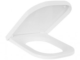 Сиденье с крышкой для унитаза Roca Gap антибактериальное покрытие легкосьемное дюропласт белый A80148000U