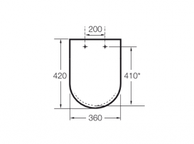 Сидіння з кришкою для унітазу Roca Hall антибактеріальне покриття дюропласт білий A801620004