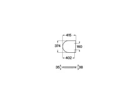 Сиденье с крышкой для унитаза Roca Inspira Compacto Soft-Close Supralit® бежевый A80152C65B