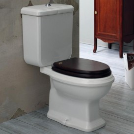 Сиденье с крышкой для унитаза Simas Arcade дерево орех AR005