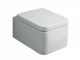 Сидіння з кришкою для унітазу Simas Flow з мікроліфтом терморезина білий FL 28