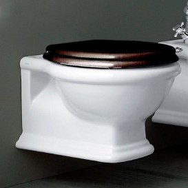 Сиденье с крышкой для унитаза Simas Lante дерево орех LA 005