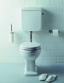 Сидіння з кришкою для унітазу Simas Londra з мікроліфтом поліестер білий петлі хром LO 006