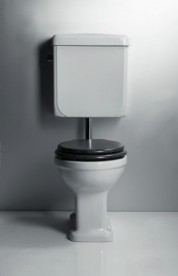 Сиденье с крышкой для унитаза Simas Londra с микролифтом дерево орех петли хром LO 008