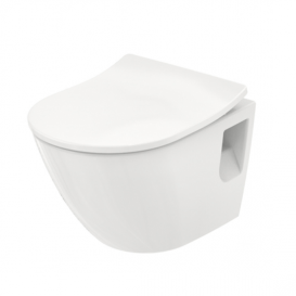 Сиденье с крышкой для унитаза TOTO MH с плавным опусканием дюропласт белый VC10162