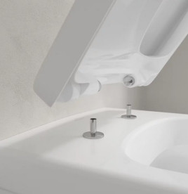 Сидіння із кришкою для унітазу Villeroy & Boch Architectura Soft-Close дюроспласт альпійський білий 9M58S101