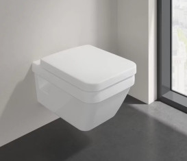 Сиденье с крышкой для унитаза Villeroy & Boch Architectura дюроспласт альпийский белый 9M606101