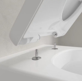 Сидіння із кришкою для унітазу Villeroy & Boch Architectura Soft-Close дюроспласт альпійський білий 9M83S101