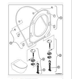 Сидіння з кришкою для унітазу Villeroy & Boch Subway SlimSeat дюроспласт білий альпійський 9M656101