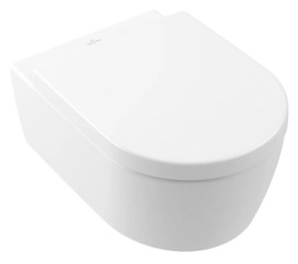 Сидіння із кришкою для унітазу Villeroy & Boch Avento Soft Close дюроспласт кам'яний білий 9M77C1RW