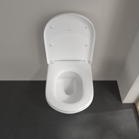 Сиденье с крышкой для унитаза Villeroy & Boch Subway 2.0 SoftClosing QuickRelease дюроспласт альпийский белый 9M86S101
