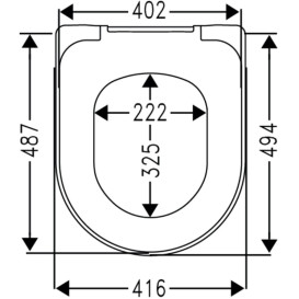 Сиденье с крышкой для унитаза Villeroy & Boch Subway 2.0 дюроспласт альпийский белый 8M34S101