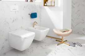 Сидіння з кришкою для унітазу Villeroy & Boch Finion Soft Close дюроспласт білий альпійський 9M88S1R1