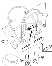 Сидіння з кришкою для унітазу Villeroy & Boch Subway 3.0 дюроспласт білий альпійський 8M42S1T1